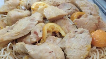 Foodbook #406 chicken baked with orange sauce