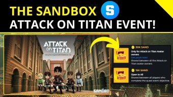 The Sandbox 🔷| Attack on Titan Event - Invasion! 65k SAND