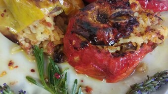 Daily meal #64 traditional Greek gemista