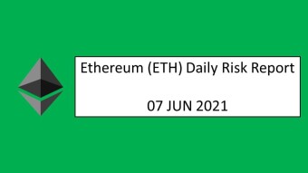 07 JUN 2021 (MON)- Ethereum (ETH) Daily Risk Report