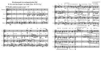Kirchenmusik im melopoetischen Stil: II. "Es wird das Scepter von Juda" [Philip Daniel; 2016, revised 2020]