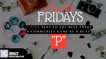 Photo Fridays - Have some photo fun and have a shot at winning 10 Hive! "P"