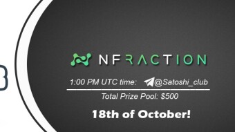 Join the AMA of Satoshi Club x NFracTion. Rewards: 500 USDT, October 18th.
