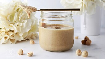 Homemade hazelnut cream