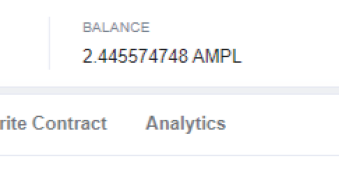 My Ampleforth rebase story (a definitely average succes, but not a defined failure)
