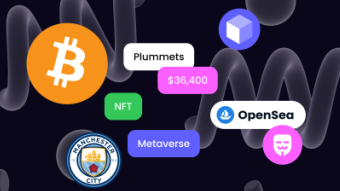 Bitcoin Plummets to $36,400, Manchester City Announces Stadium in Metaverse, OpenSea Under Attack: GetBlock's Day in Crypto #24