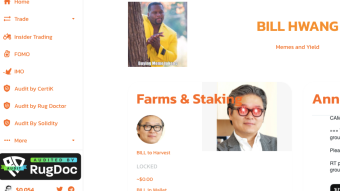 Become a #BILLionaire with BILLHWANGFINANCE, New BSC Farm with $200,000 CertiK Insurance for investors peace of mind!
