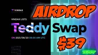 AIRDROP $39 IN TEDDY TOKENS + $6 EACH FRIEND REFERRED - TOKEN LISTED IN VINDAX