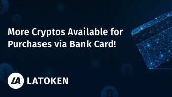 ​​More crypto available for purchase with bank card!