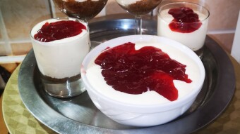 Cheesecake for our 3rd anniversary, I love my wife