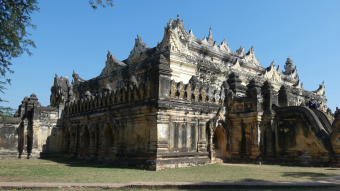 My journey through Asia, Myanma, The Maha Aung Mye Bom Sam Monastery