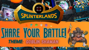 Splinterlands: SHARE YOUR BATTLE Weekly Challenge! Goblin Shaman
