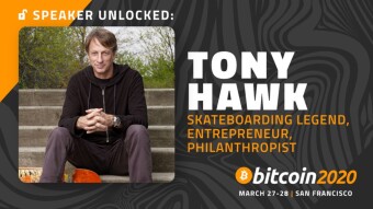 Tony Hawk to Speak at Bitcoin 2020