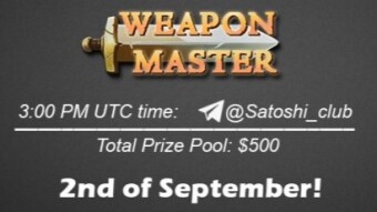 Weapon Master x Satoshi Club AMA Recap from 2nd of September