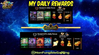 Splinterlands: My daily rewards in Bronze & Silver