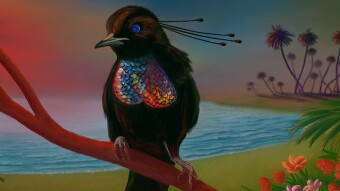 Digital art_2020. Tropical bird