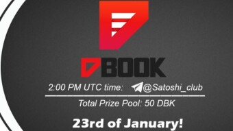 Join the AMA of Satoshi Club x Dbook. Rewards: 50 DBK, January 23rd.