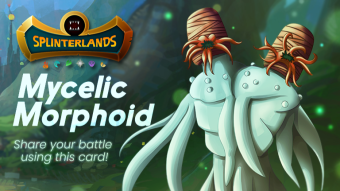 Splinterlands share your battle: Mycelic Morphoid