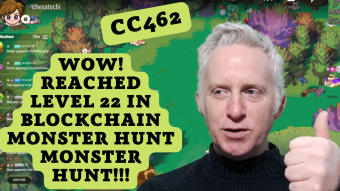 CC462 - WOW! Reached Level 22 in Blockchain Monster Hunt