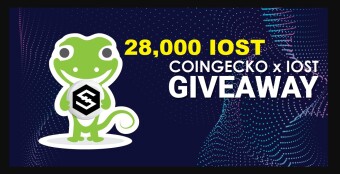 CoinGecko & IOST 28,000 IOST Give-Away 9-Days Left From Today!