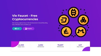 Viefaucet: the best way to earn crypto