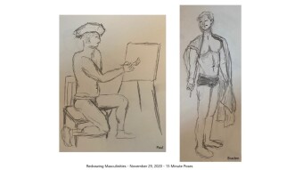 Re-drawing masculinity Figure Drawing Workshop - November 2020