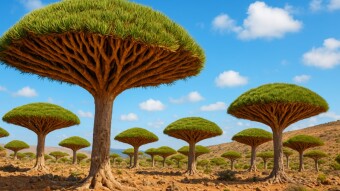 The Socotra Dragon's Blood Trees - Yemen