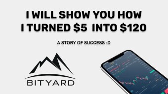 I will show you how I turned $5 into $120 - TradeWithBityard