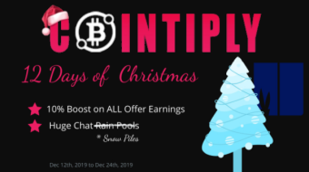 Cointiply Special - The 12 Days of Christmas