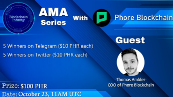 Phore Blockchain are glad to announce an AMA session with Blockchain Infinity