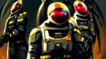 (JaiChai) "Micro-Warfare: Trojan Air Unit One, ISOC" - Original Sci-Fi and Digital Art