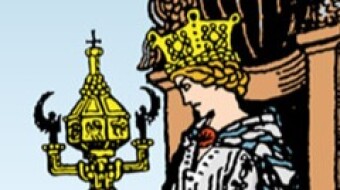 The Moon transiting Gemini brings us fluid communication and mental activity. Clarity and understanding. Let yourself be taken care of by the femininity that assists you. The Queen of Cups - 09/05/24