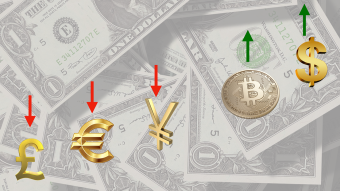 Bitcoin Is Outperforming World Currencies As The Dollar Gets Stronger