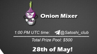 Join the AMA of Satoshi Club x OnionMixer. Rewards: 500 USDT, May 28th.