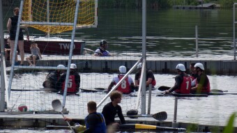 Kayak polo competition - Polish Cup on the pond "Morocco" - My Actifit Report Card: July 1 2023