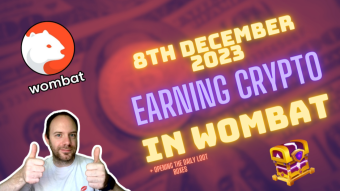 Wombat: Get Paid to Crypto to Play Games (8th December 2023 daily guide)