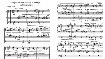Idiosynkratische Tonstücke für die Orgel: I. Luftspiegelungen [Philip Daniel; 2020]