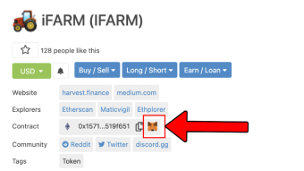 How to add iFARM to your MetaMask