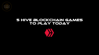 5 Hive Blockchain Games to Play Today