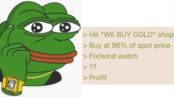 Flipping Watches | 4chan greentext