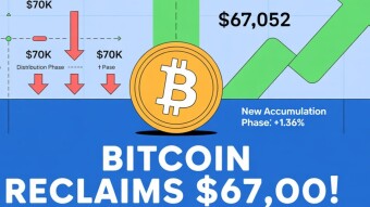 Bitcoin Surpasses the 67,000 USDT Benchmark: Why the 1.36% Price Jump Signals a New Accumulation Phase