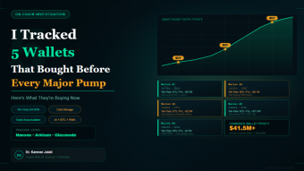 I Tracked 5 Wallets That Bought Before Every Major Crypto Pump — Here's What They're Buying Now