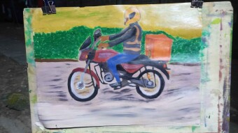 How Dispatch Culture is Powering Nigeria's Digital Economy (my painting)