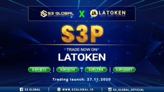 S3 GLOBAL (S3P) × Latoken - Earn Free Token with Latoken.