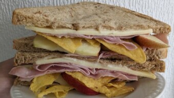 My first blog post and a sandwich
