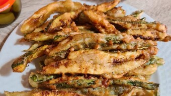 Foodbook #636 Oven-fried zucchini