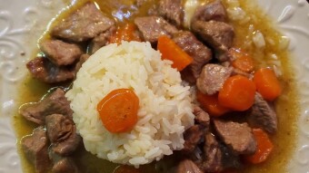 Foodbook #468 lemon pork stew with rice