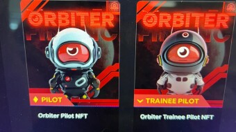 Collected two Orbiter Pilot NFTs from Galxe