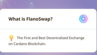 Flanoswap (First Cardano Defi!) Airdrop!