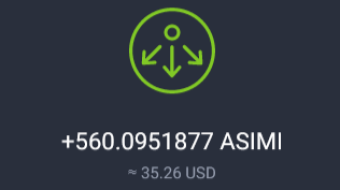 5th payment received from Hashing Ad Space + $35.26 | total paid $841.35